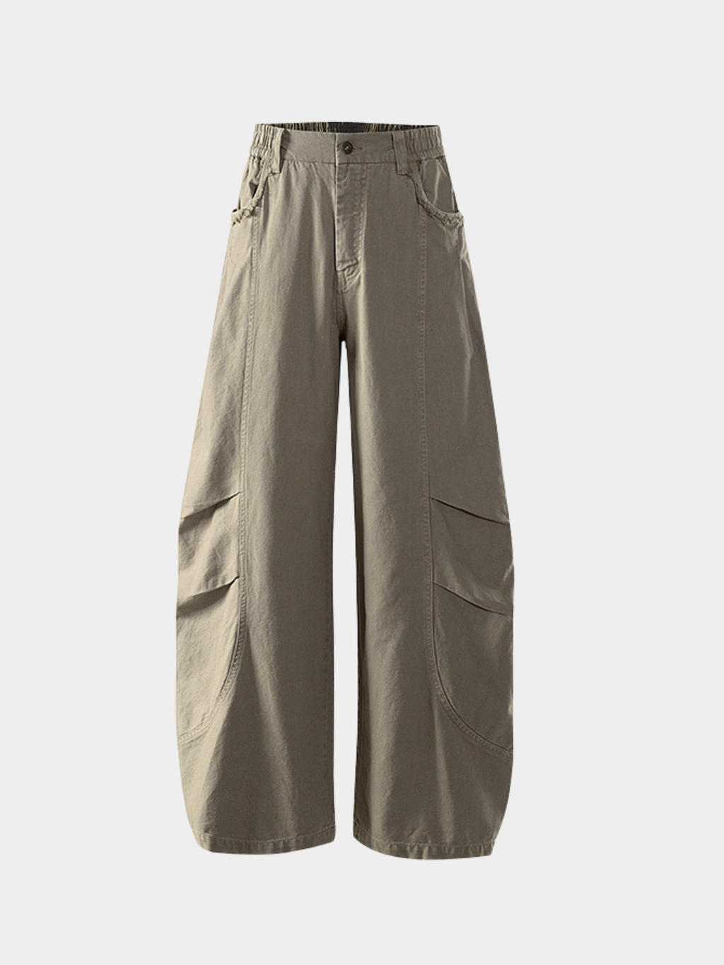 AlpineScope - Durable Cotton Curved Utility Cargo Pants