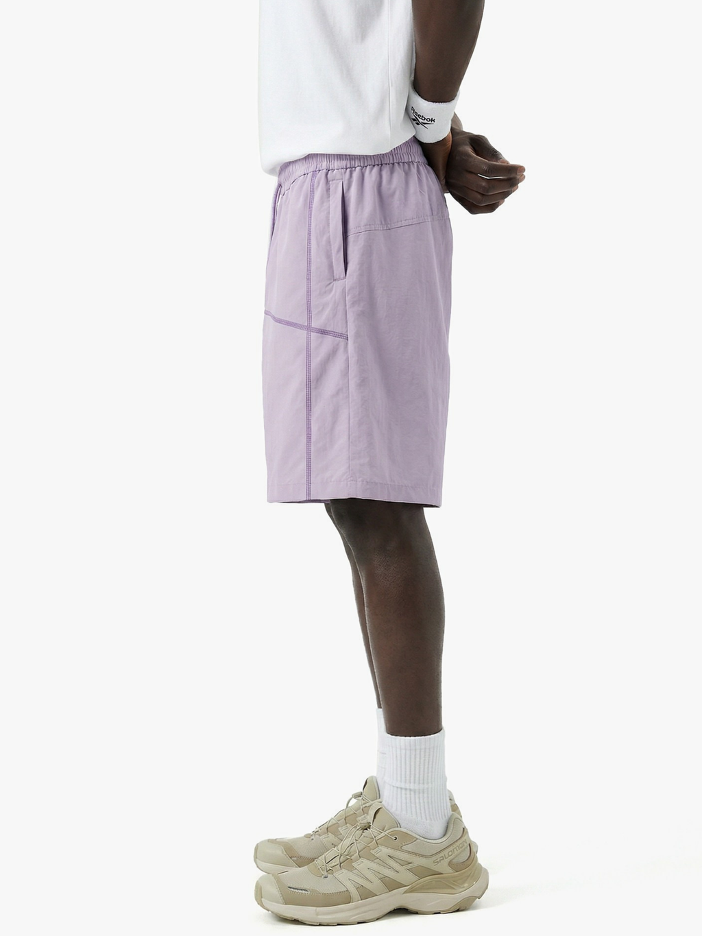 RiseCut - Unisex Contrast Stitch Water-Repellent Utility Shorts