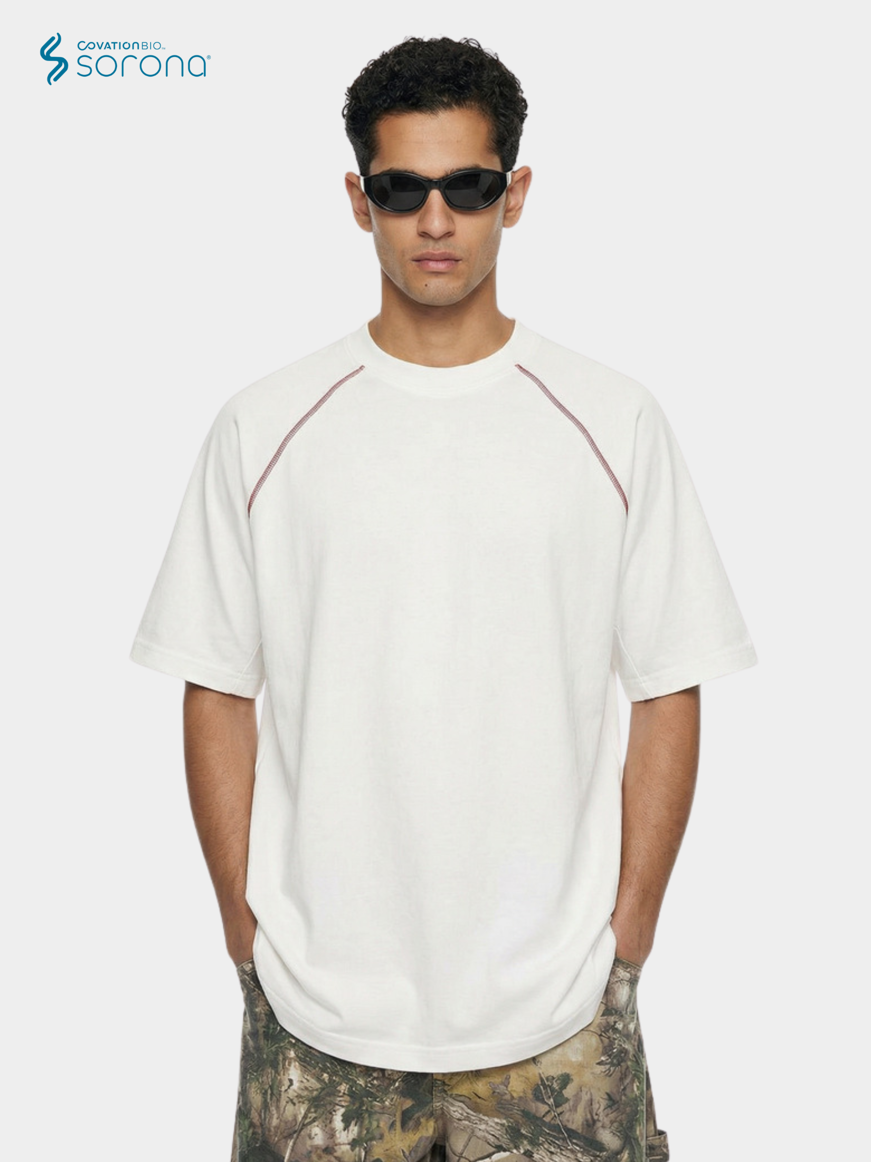 Meander - Men's Sorona® Cooling Color-Block Raglan T-Shirt