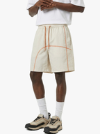 RiseCut - Unisex Contrast Stitch Water-Repellent Utility Shorts