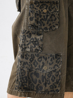 CampStick - Washed Solid Utility Cropped Pants