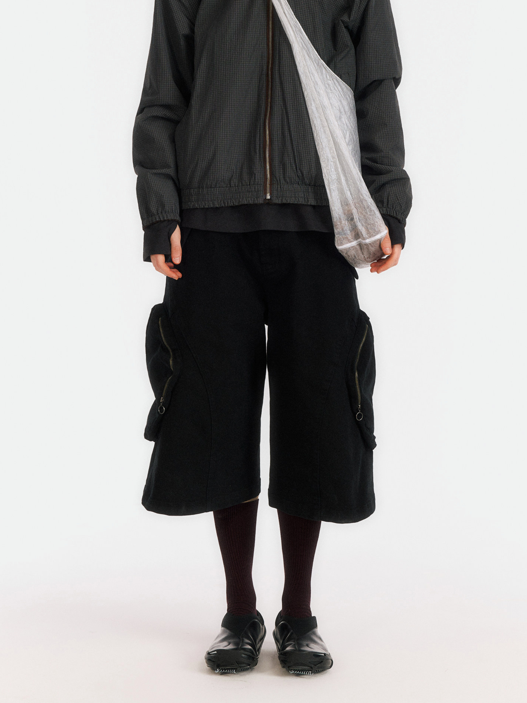 Overcast - Men's Adjustable Multi-Pocket Curved Cropped Pants