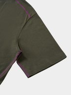 WildDash - Unisex Lightweight & Moisture-Absorbing Contrast Stitch Cotton T-Shirt