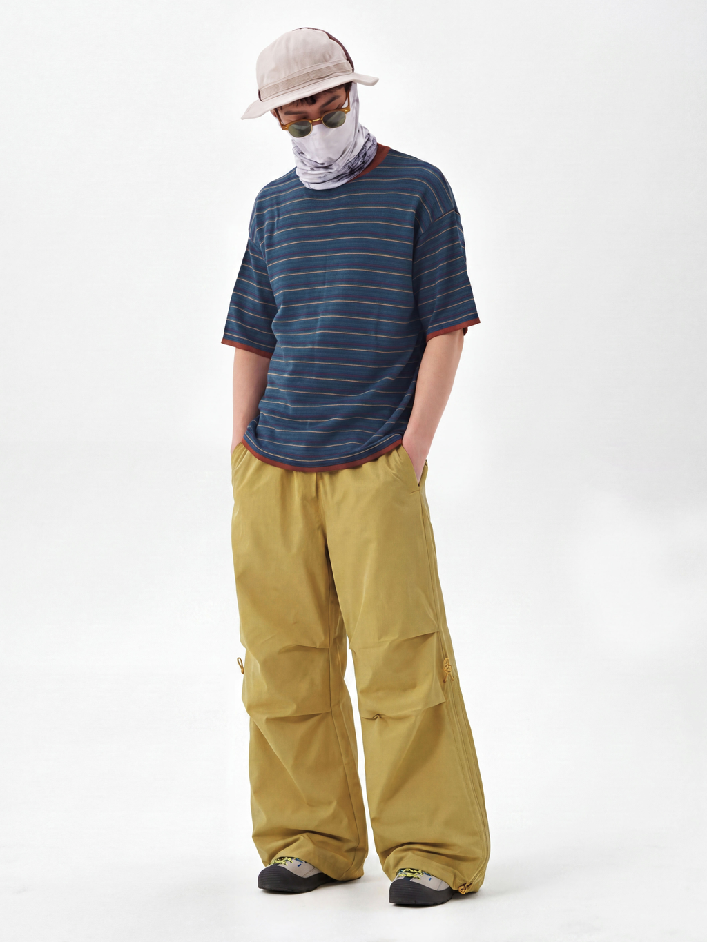 BaseGrill - Men's Quick-Dry Lightweight Parachute Pants