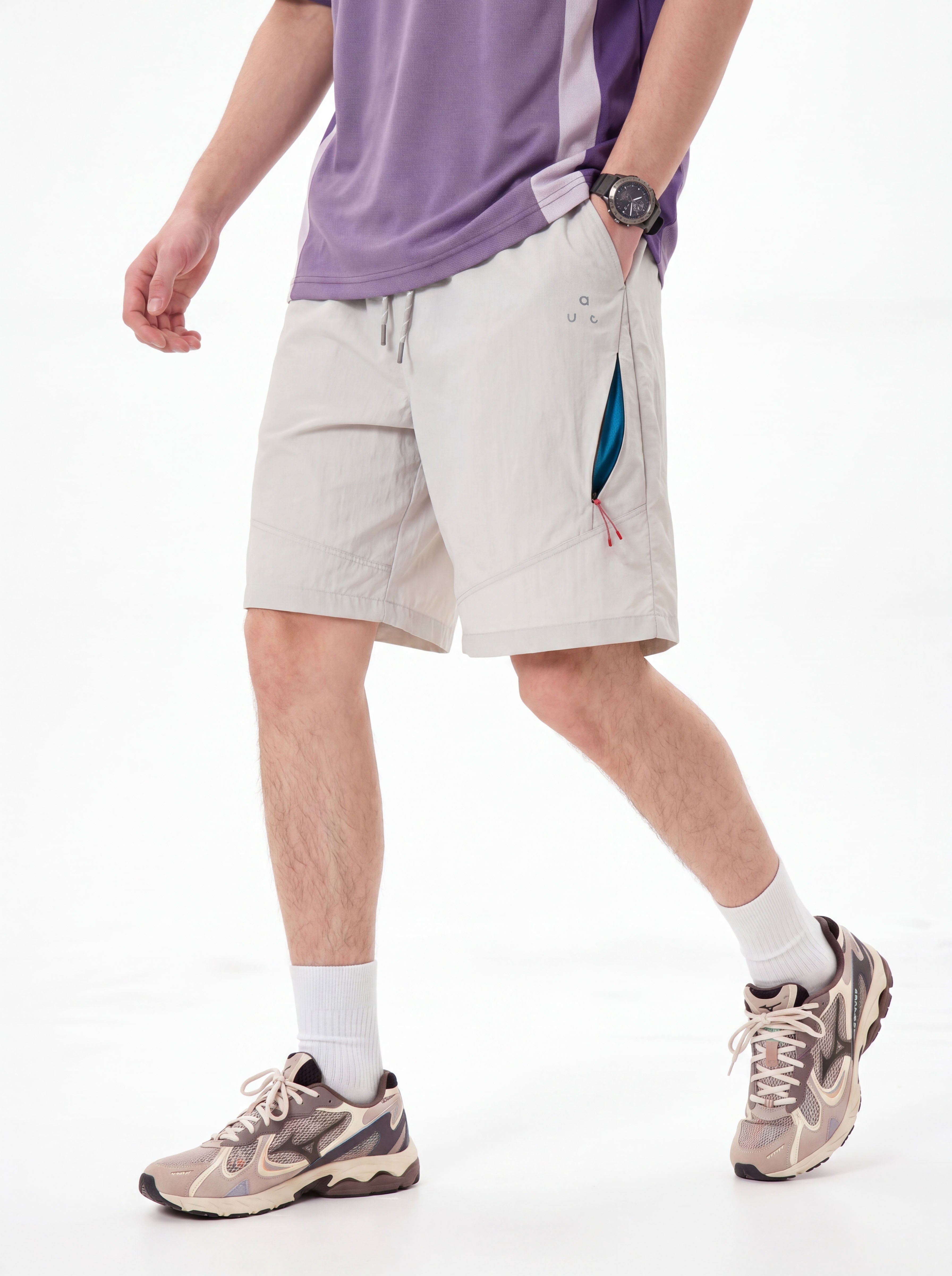 Rivulet - Men's Water-Repellent Mesh Panel Lightweight Shorts