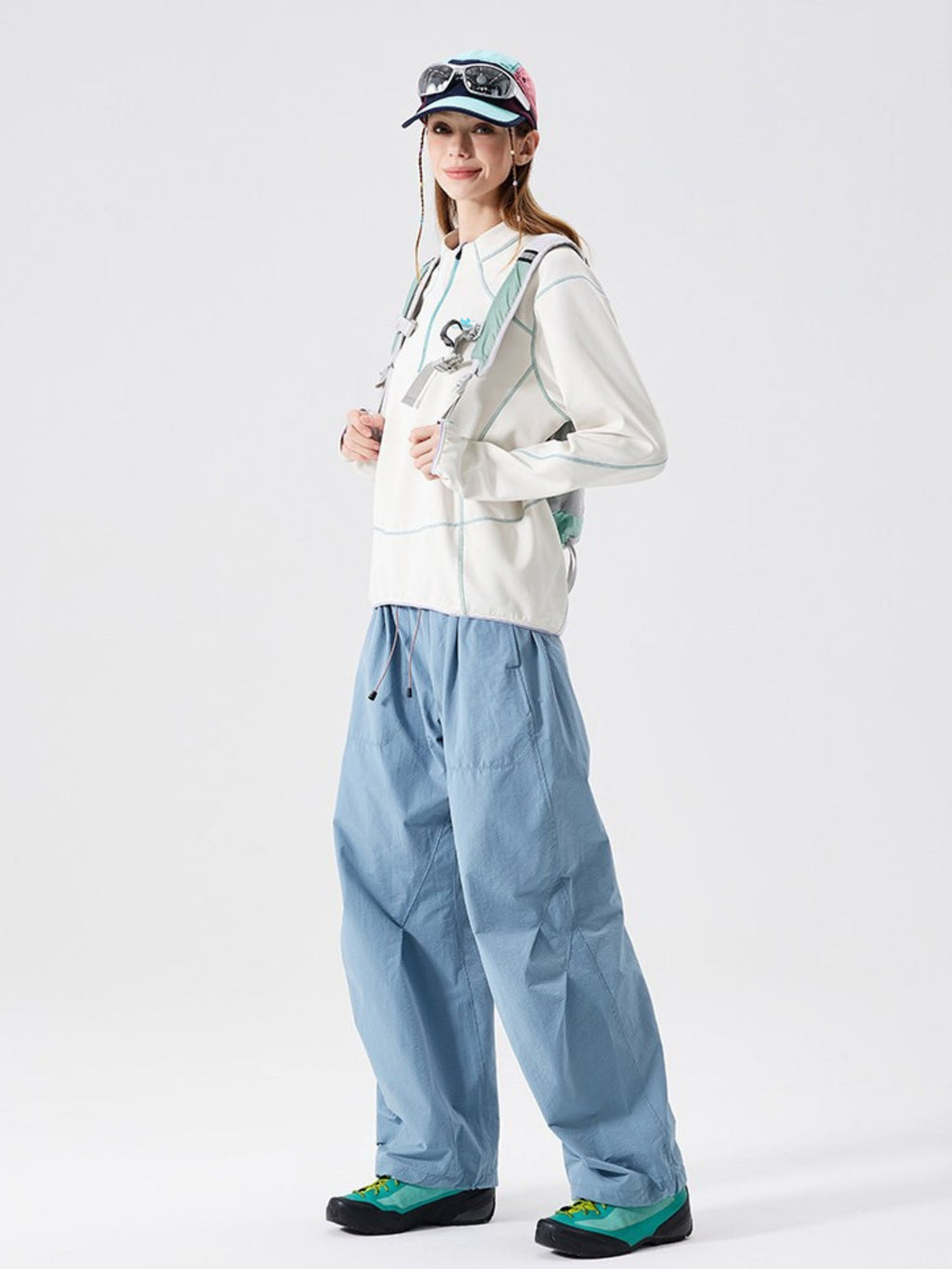 GorgePeak - Antistatic Moisture-Wicking Contrast Long Sleeve