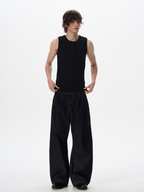 Frostfall - Slim Fit Ribbed Sleeveless Tank Top