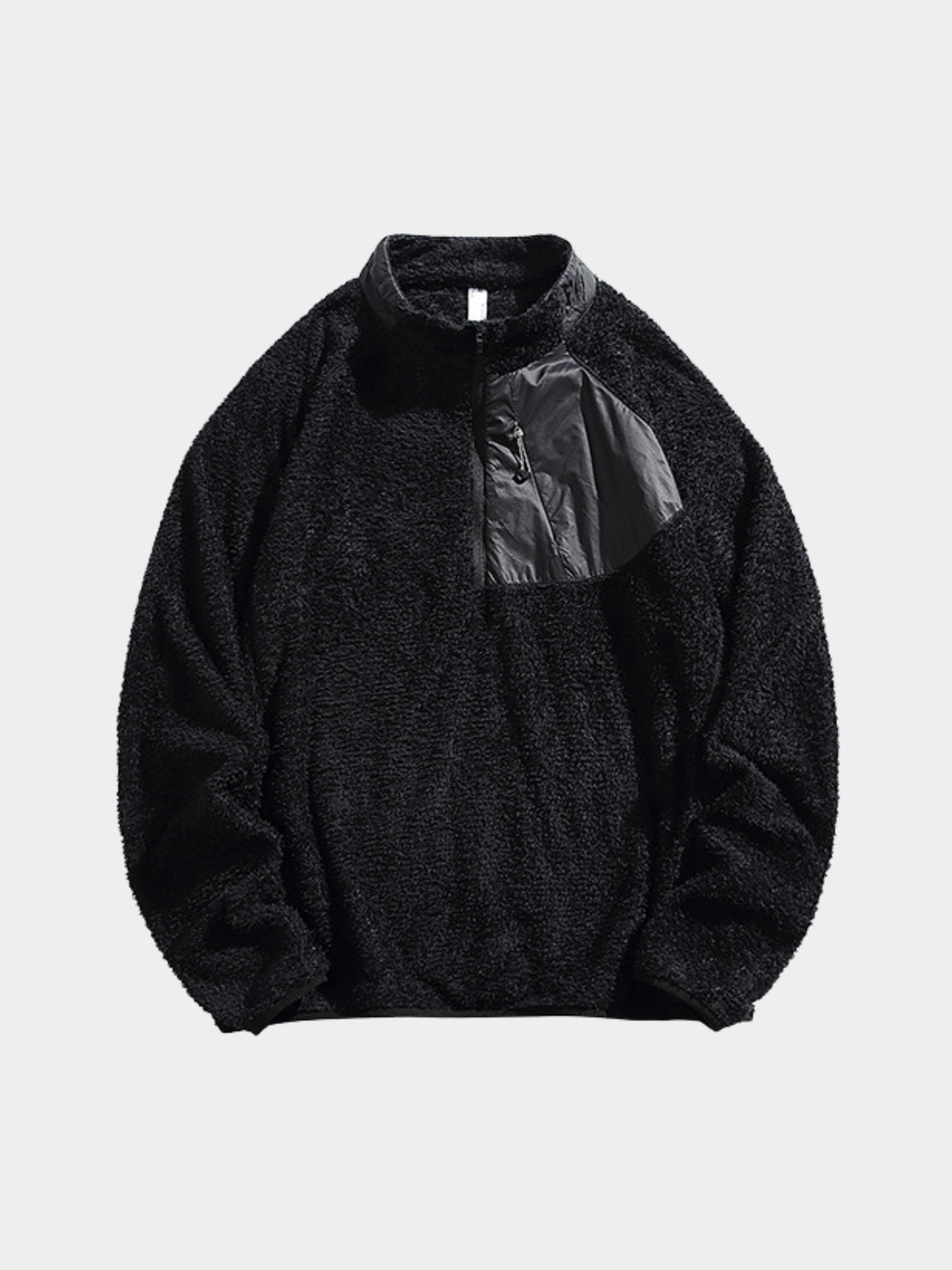 Arcadia - Unisex Half-Zip Fleece Liner Mock Neck Sweatshirt