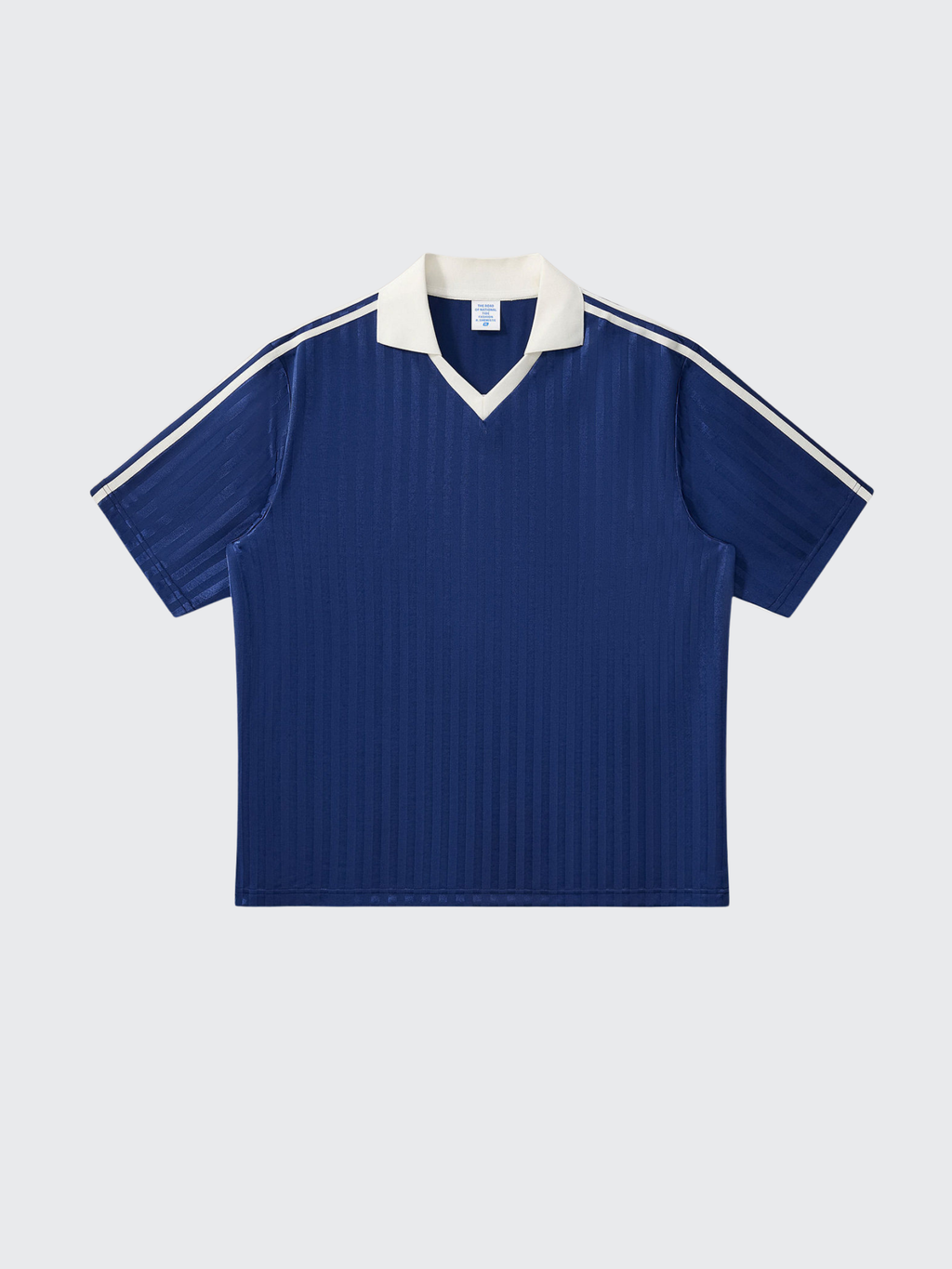 DashFit - Unisex Lightweight Striped V-Neck T-Shirt