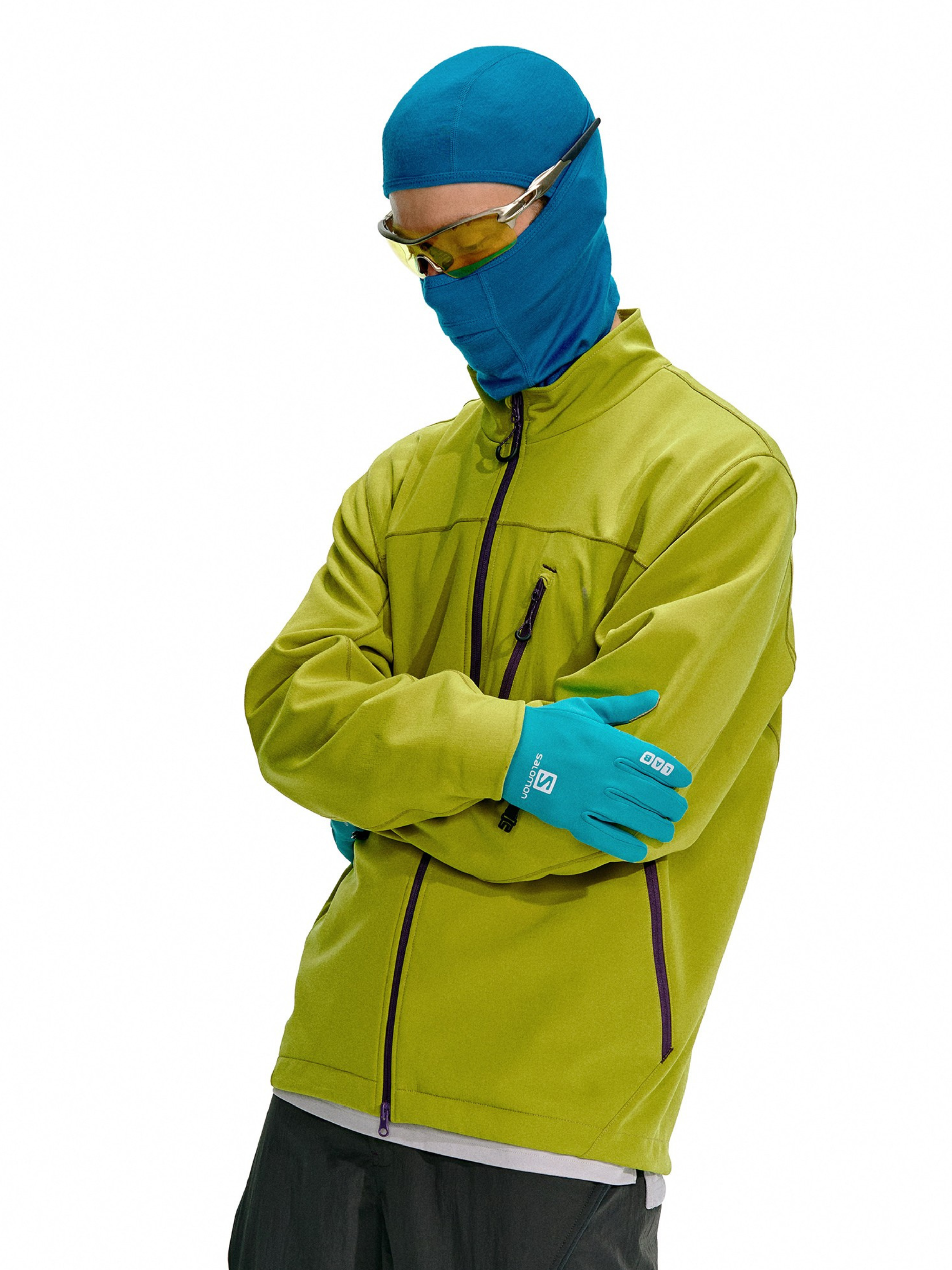 Driftcore - Unisex Teflon Water-Repellent Colorblock Stand Collar Jacket
