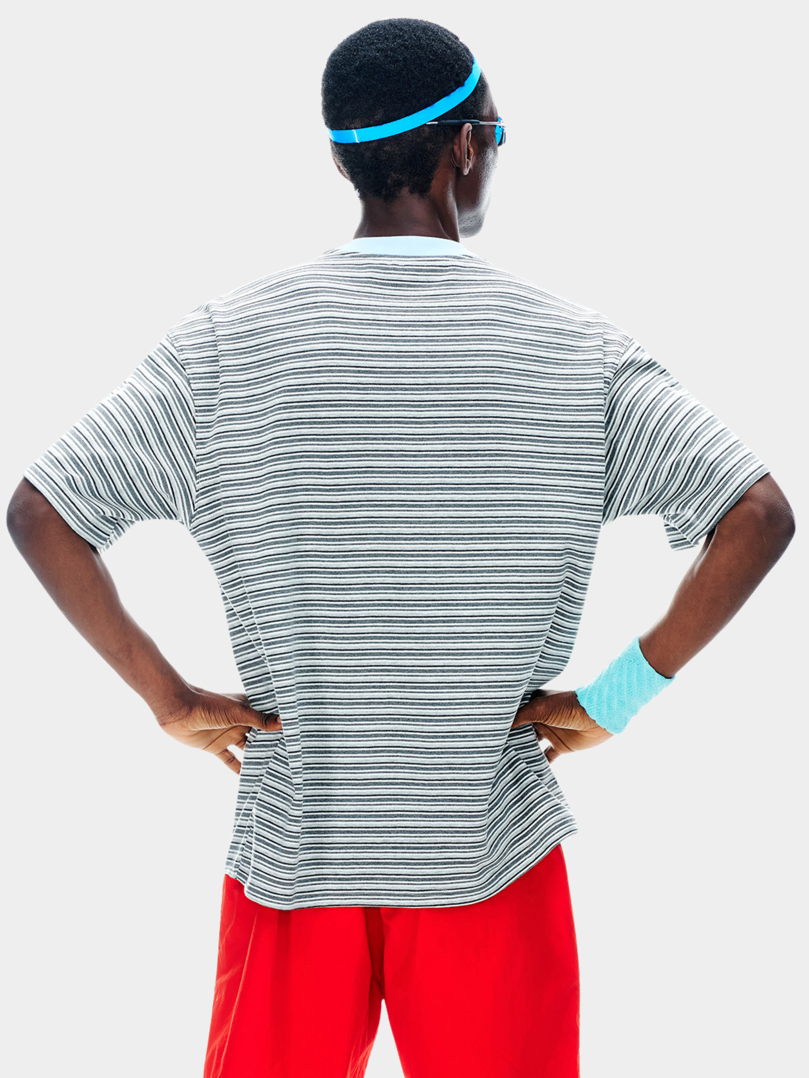 Deertrail - Unisex Heavyweight Contrast Stripe Oversized T-Shirt