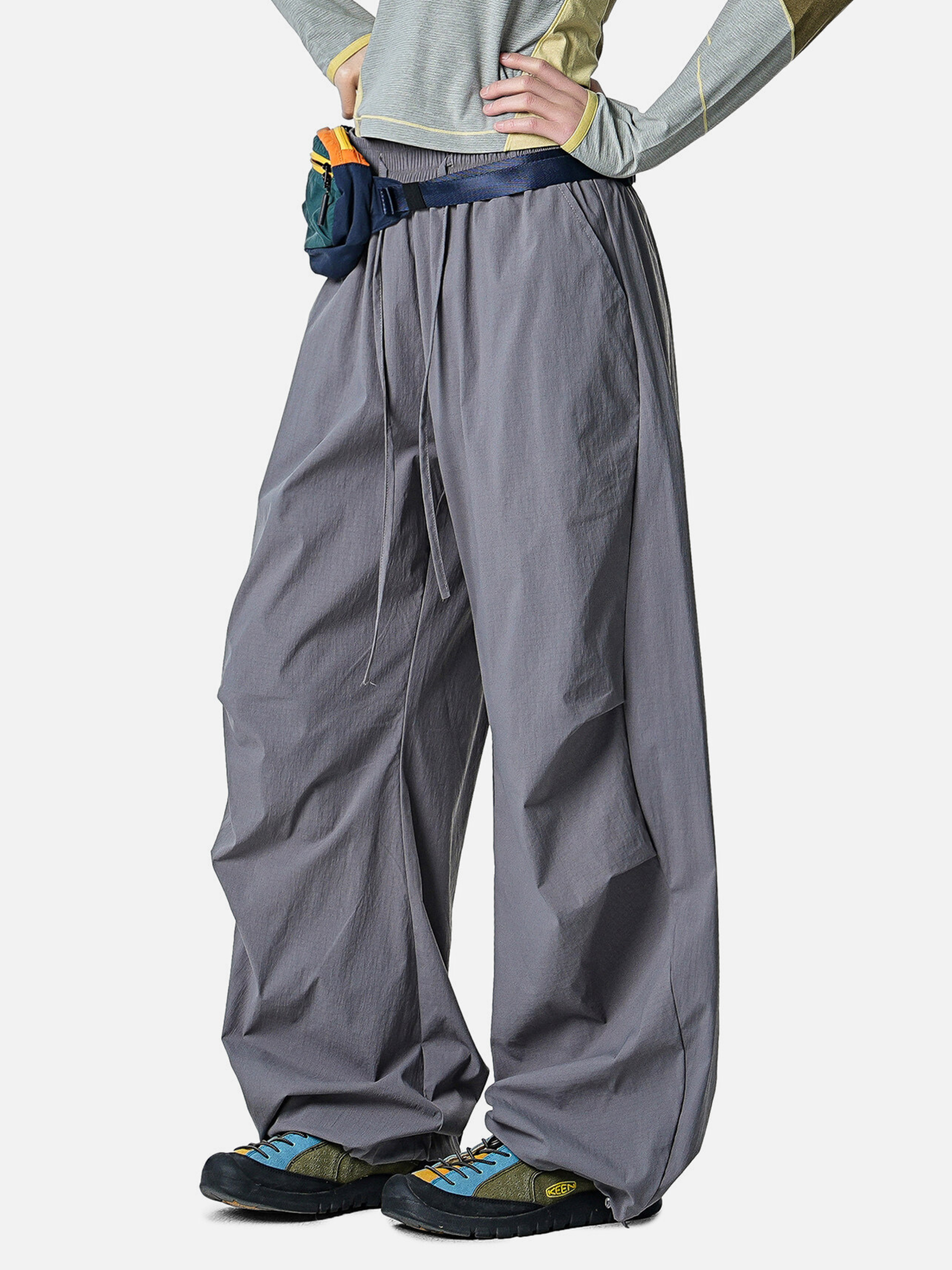 Hawkpeak - Water-Repellent Lightweight Wide-Leg Paratrooper Pants