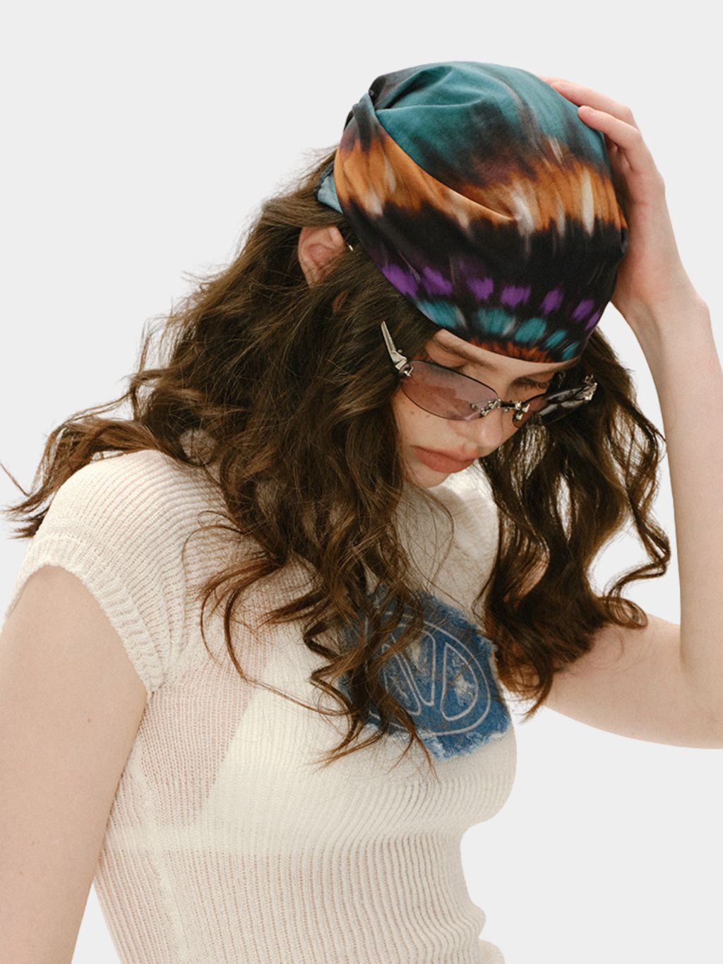 MistWrap - Breathable Tie-Dye Cotton Headscarf