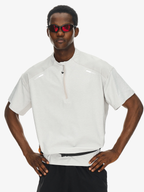 AuraFlow - Men's UPF50+ UV Protection Half-Zip T-Shirt