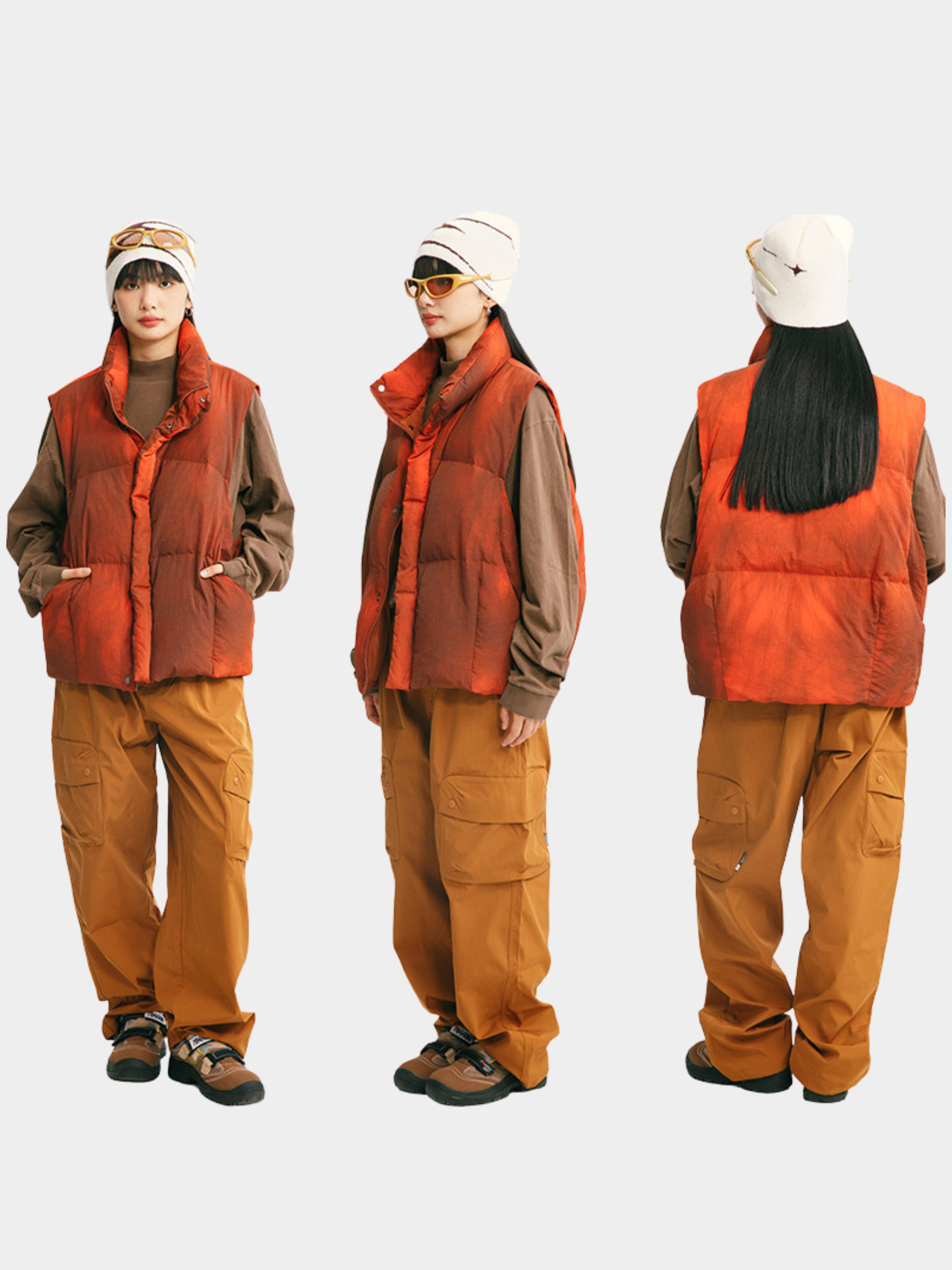 BluffTop - Unisex 90% White Duck Down Hand-Dyed Waterproof Down Vest