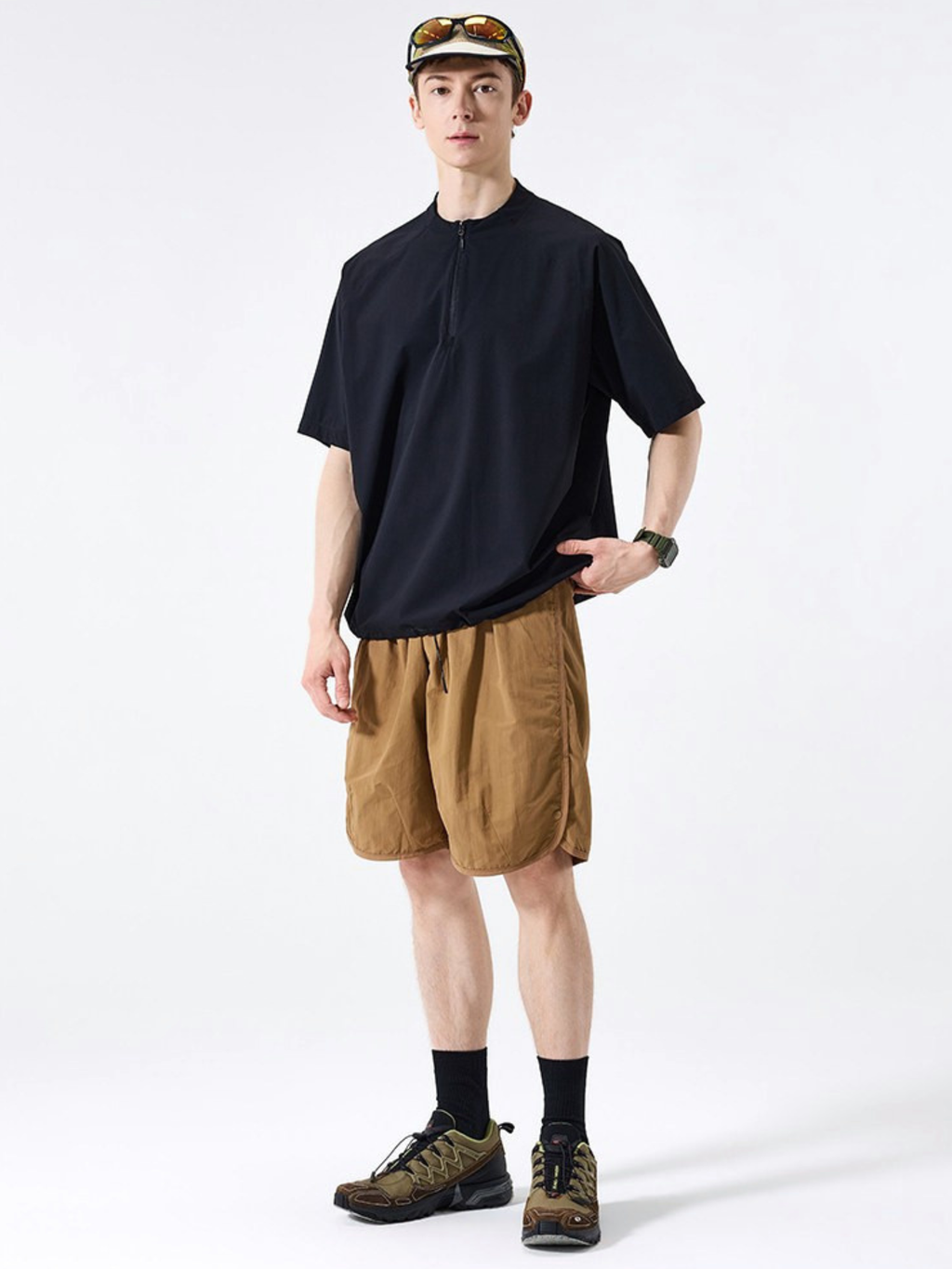 VentFlow - Unisex Moisture-Wicking Half-Zip Quick-Dry T-Shirt