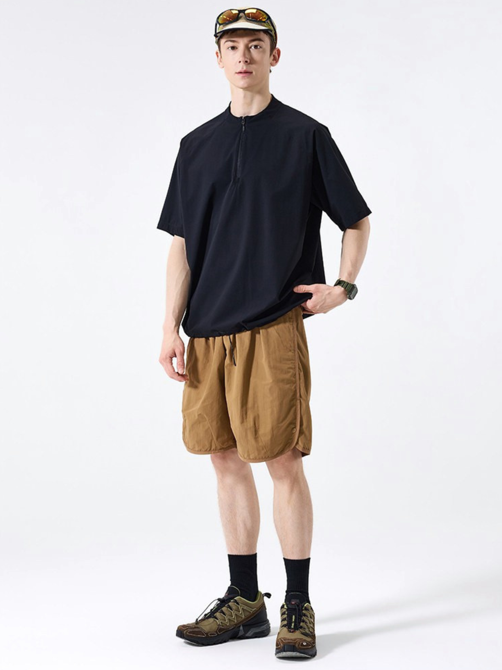 VentFlow - Unisex Moisture-Wicking Half-Zip Quick-Dry T-Shirt