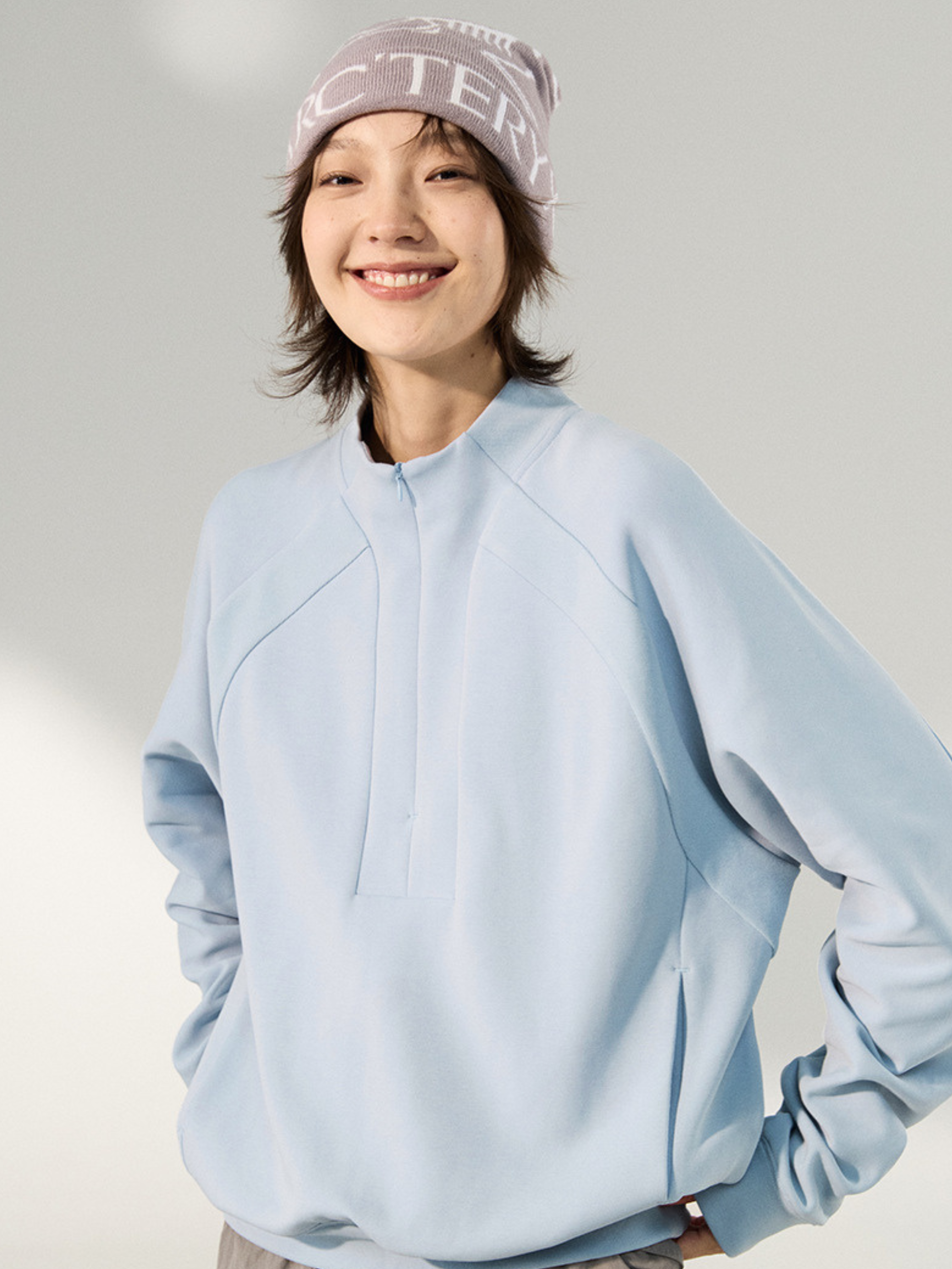 Valon - Unisex LYCRA® Stretch Half-Zip Sweatshirt