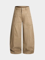 Ironcrest - Men's Washed Cotton Large Pockets Pants