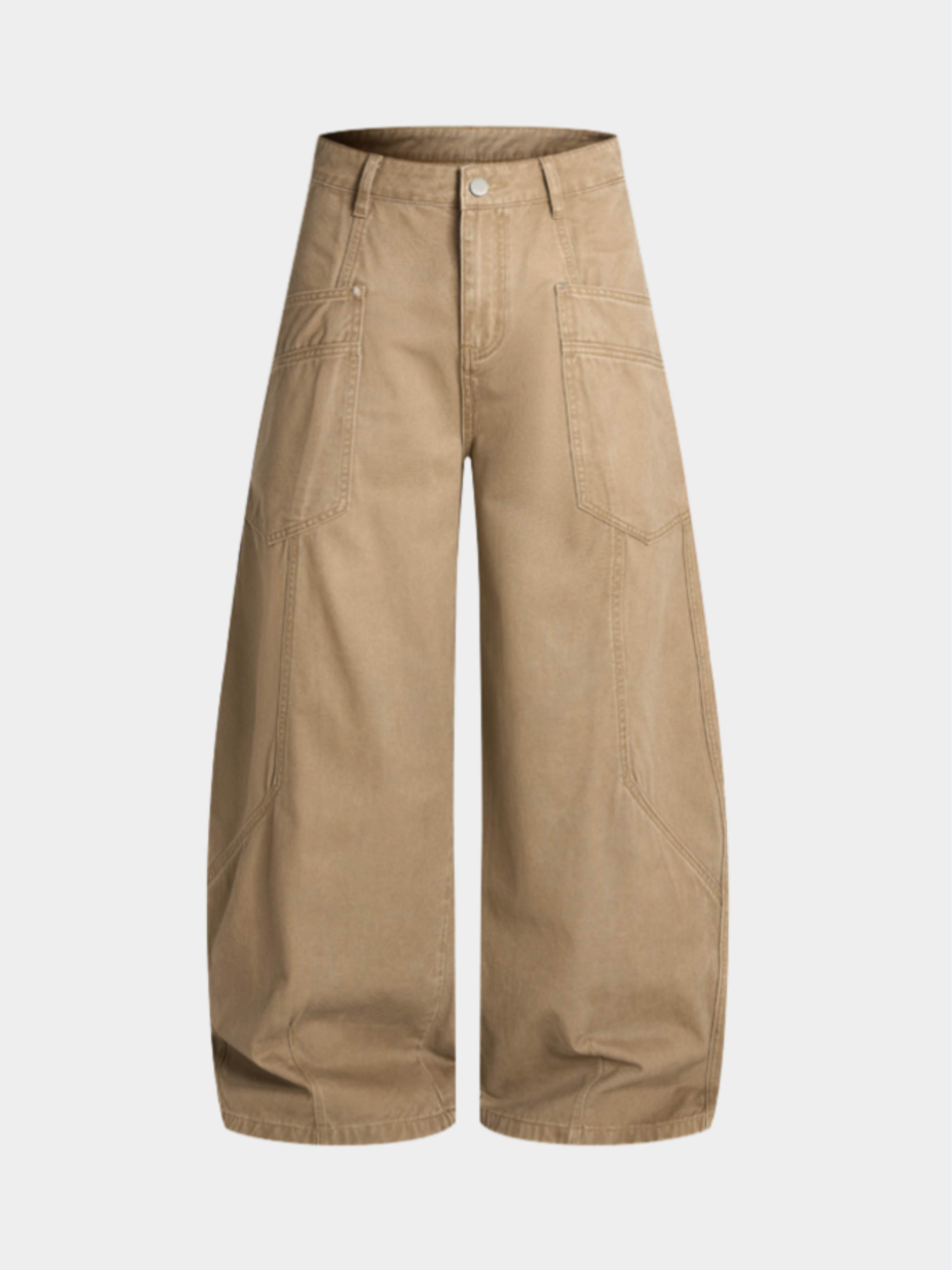 Ironcrest - Men's Washed Cotton Large Pockets Pants