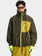 EchoPort - Water-Repellent & Windproof Colorblock Hard Shell Jacket