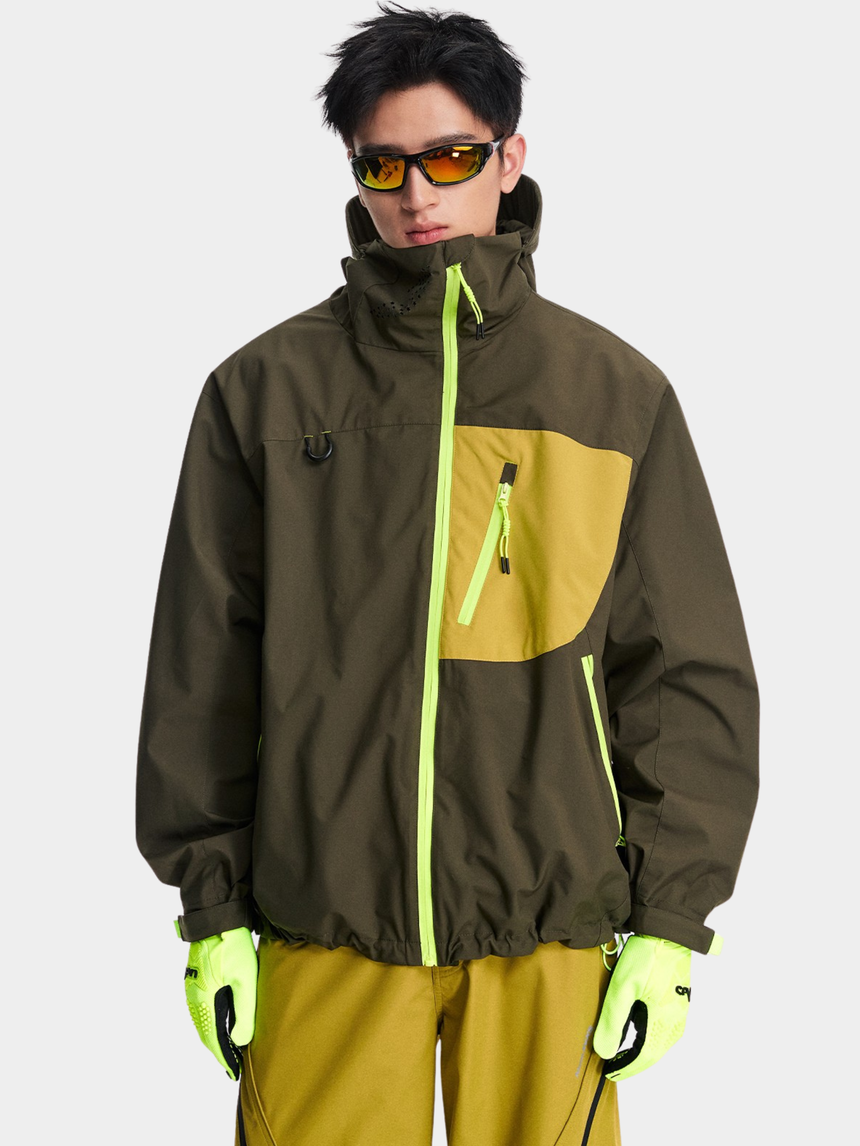 EchoPort - Water-Repellent & Windproof Colorblock Hard Shell Jacket