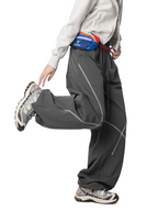 FrostDash - Unisex Loose Colorblock Hasso Stitch Pants