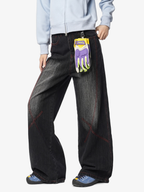 HardPan - Contrast Hasso Stitching Cotton Denim Jeans