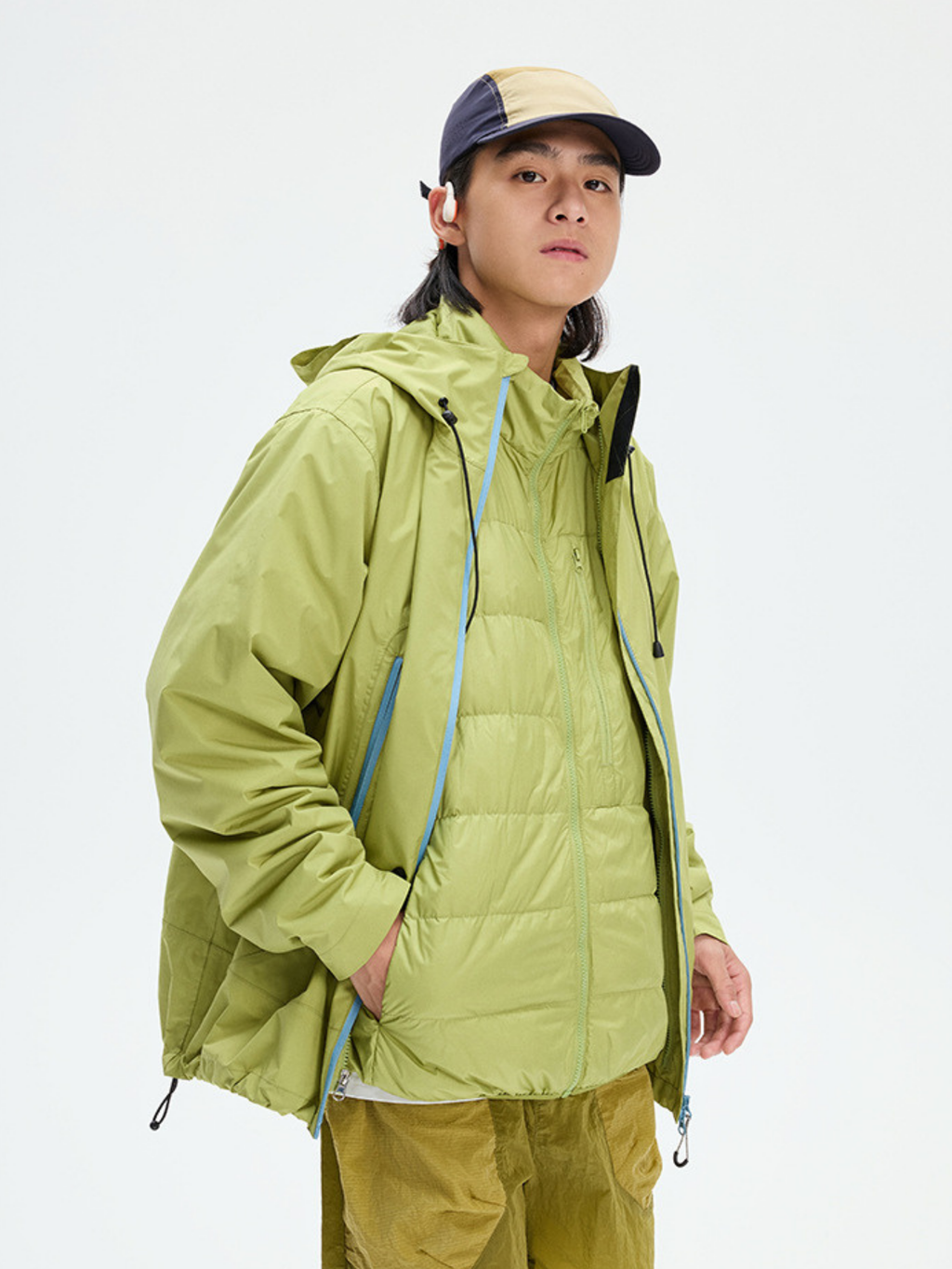 Whistler - Unisex Water-Repellent Detachable Down 3-in-1 Hard Shell Jacket