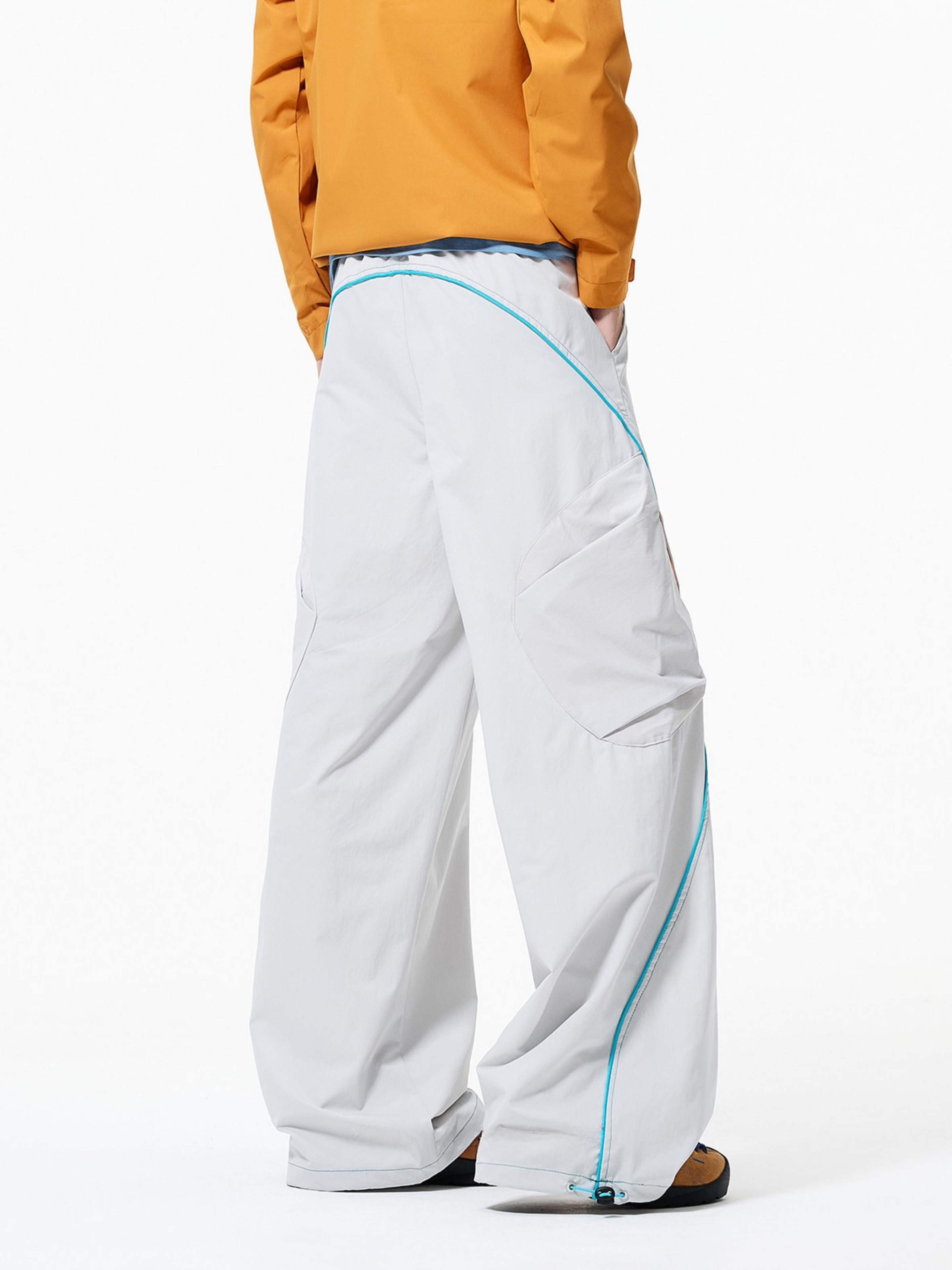 Firesurge - Unisex Contrast-Panel Water-Repellent Paratrooper Pants