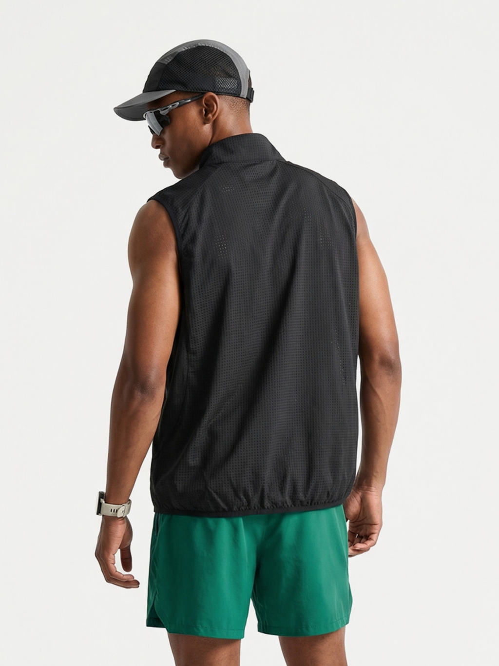 FoxCliff - Unisex Lightweight Perforated Mesh Breathable Zip Vest