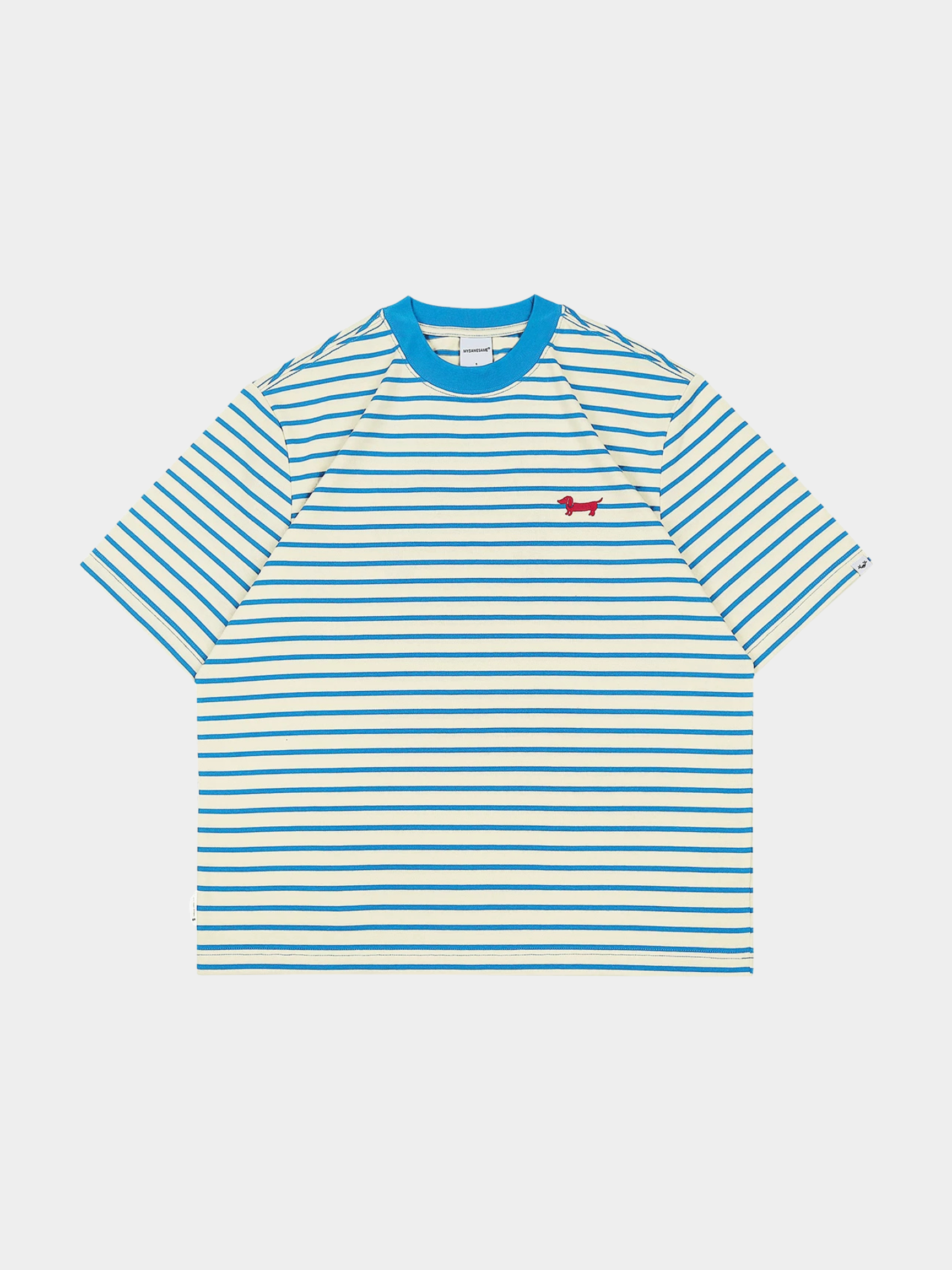 StillCloak - Striped Embroidered Cotton Relaxed T-Shirt