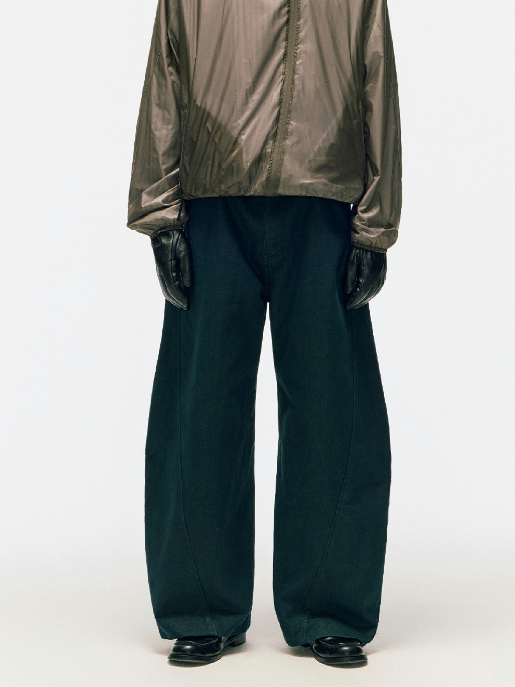 SandDune - Unisex Pleated Curved-Leg Utility Pants