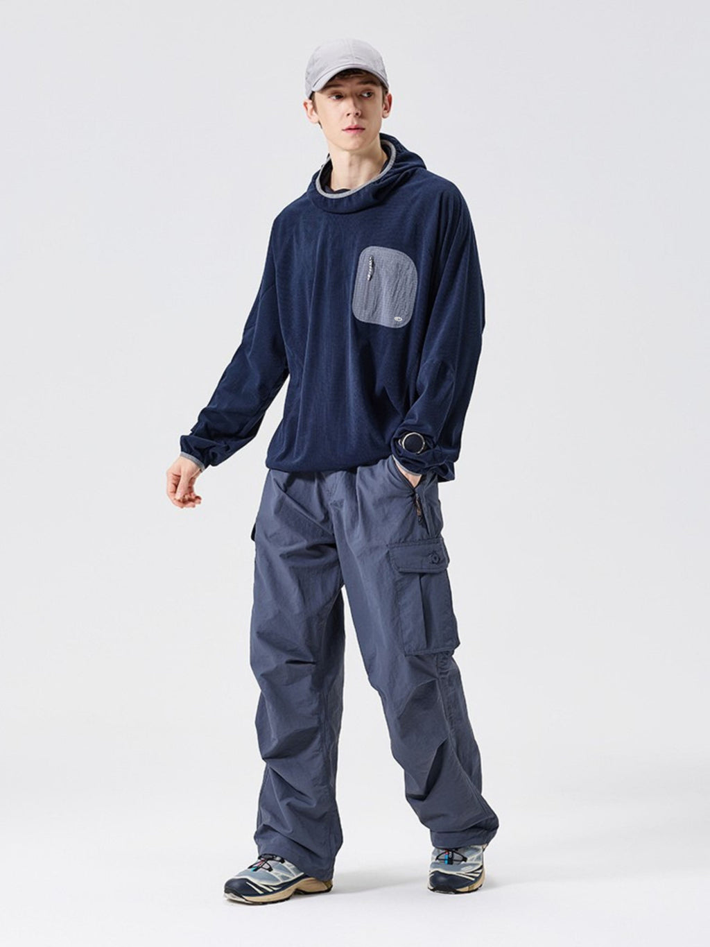 Crag - Moisture-Wicking High Neck Hoodie Base Layer