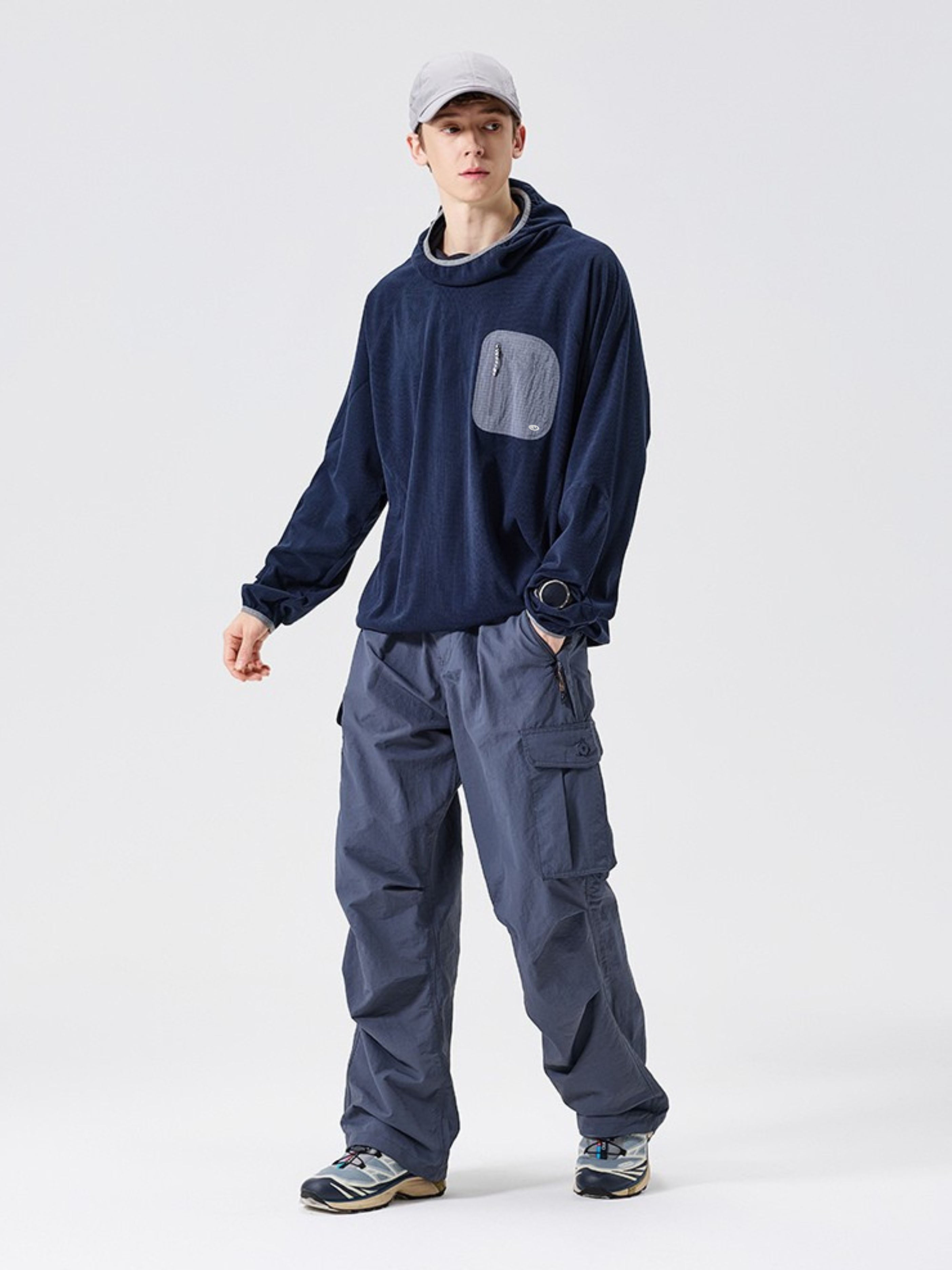 Crag - Moisture-Wicking High Neck Hoodie Base Layer