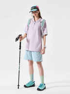 ChillFlask - Unisex Antibacterial Quick-Dry Half-Zip Polo T-Shirt