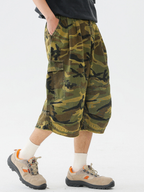 CampShell - Multi-Pocket Camouflage Relaxed Shorts