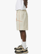 RiseCut - Unisex Contrast Stitch Water-Repellent Utility Shorts