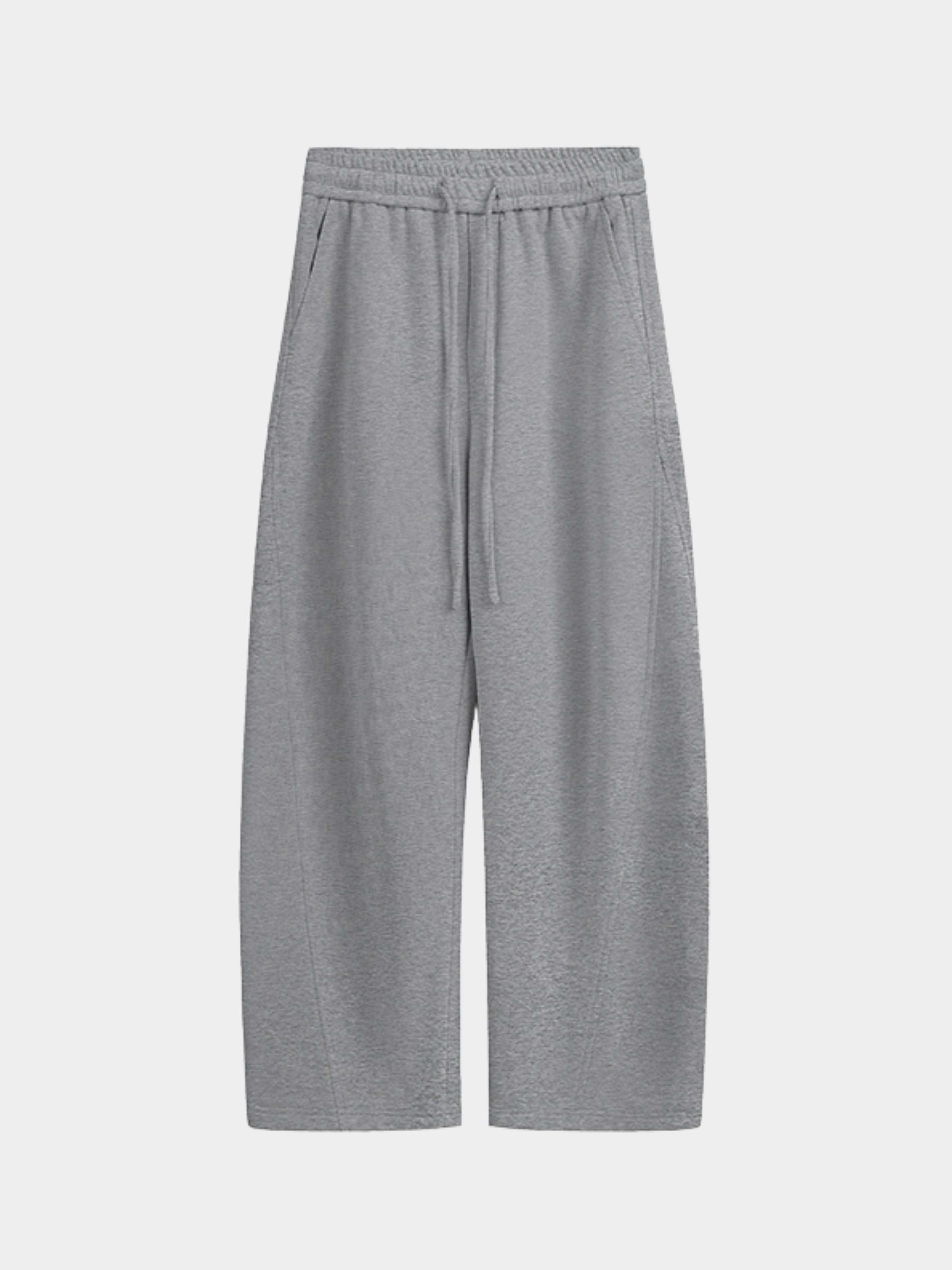 FrostDeck - Curved Seam Straight-Leg Wide Sweatpants