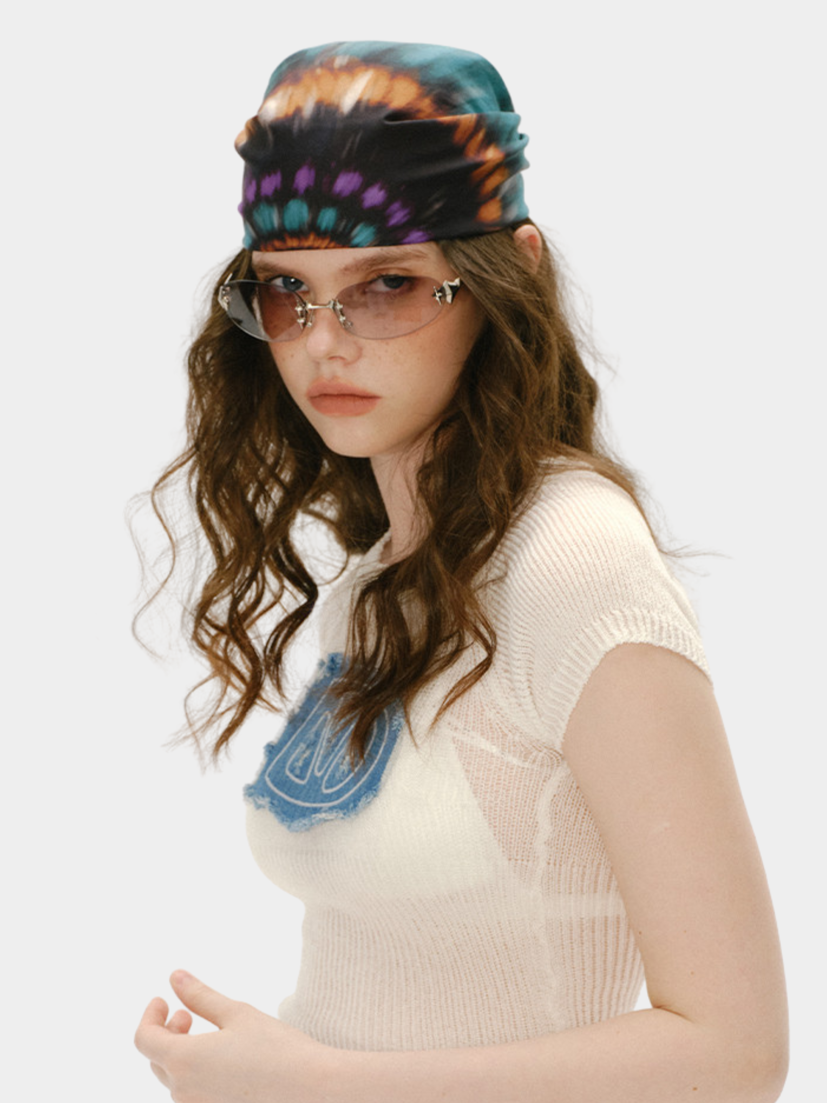 MistWrap - Breathable Tie-Dye Cotton Headscarf