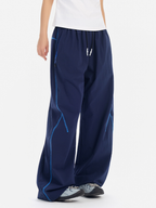 Oakfall - Water-Repellent Contrast Stitch Wide-Leg Pants