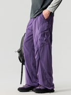 Emberwhisper - Unisex Metal Nylon Lightweight 3-Proof Cargo Pants