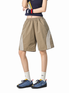 Plackart - triped Lightweight Breathable Shorts