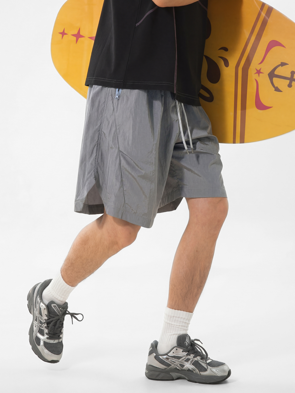 Grovefall - Men's Metallic Colorblock Water-Repellent Shorts