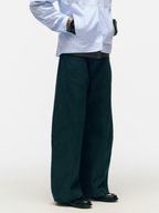 SandDune - Unisex Pleated Curved-Leg Utility Pants