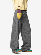 Highclimb - Striped Straight-Leg Pants