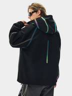 CougarBoard - Unisex Loose Fit Reflective Hooded Utility Jacket