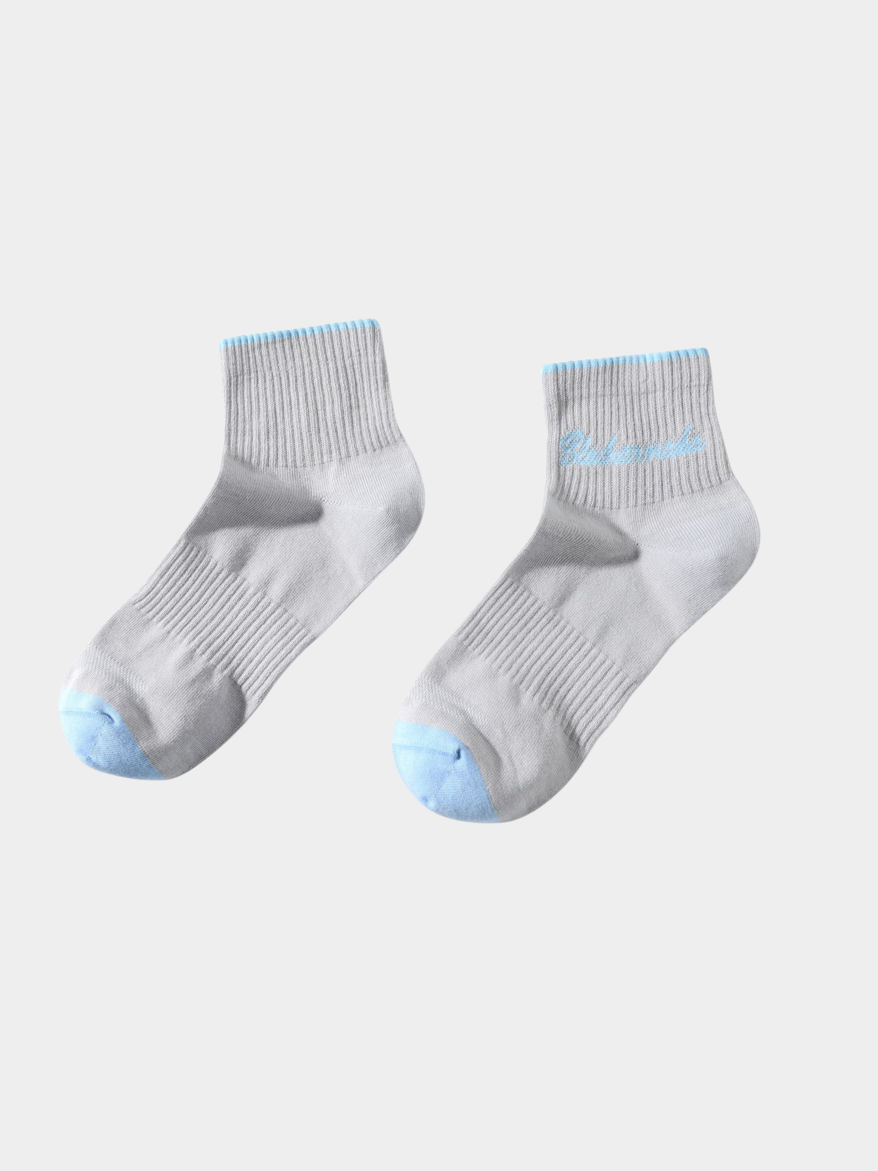 Flutter - Breathable Embroidered Cotton Ankle Socks
