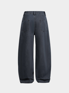 FlareMist - Men's Washed Side-Zip Wide-Leg Pants