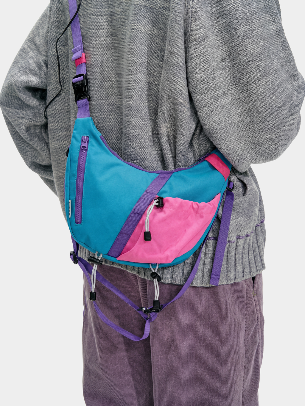 Feralwind - Lightweight Multi-Functional Colorblock Crossbody Bag